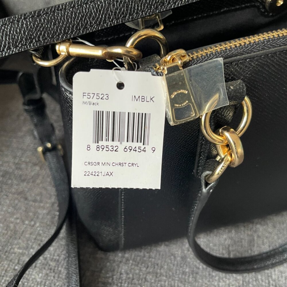 Coach Mini Christie Carryall in Crossgrain Leather F57523 NWT - Picture 9 of 9
